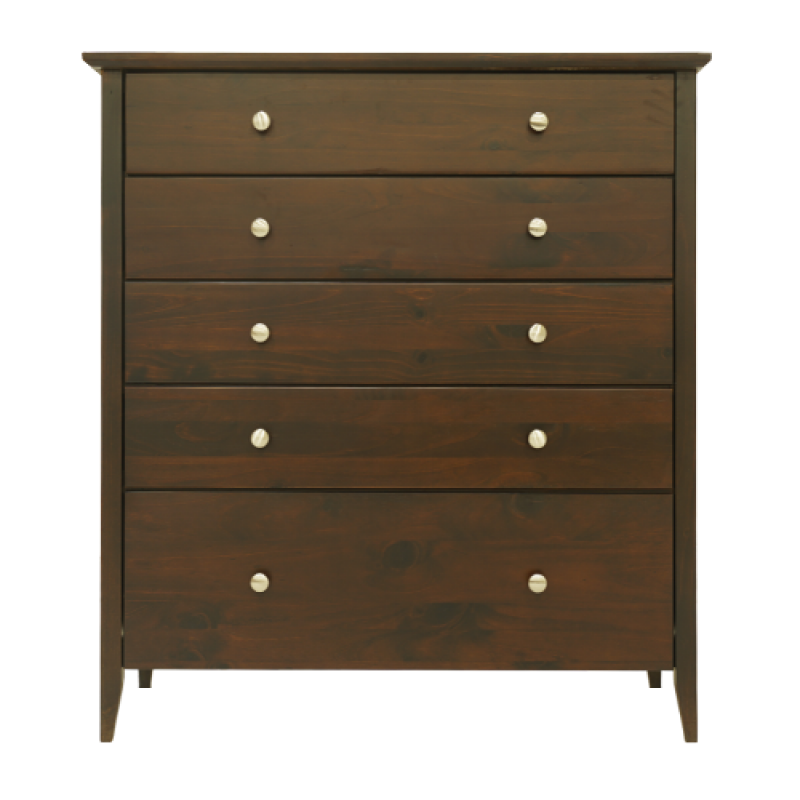 Hudson Tallboy Charcoal - Double Star Furniture